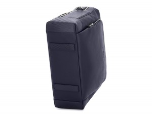 travel briefbag in leather blue base