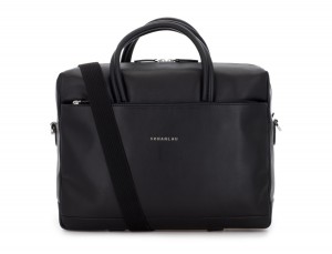 large leather briefbag in black strap