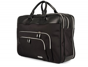 Large travelling bag in ballistic nylon cabin size side