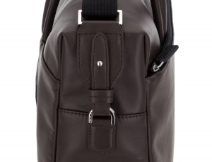 large leather briefbag in brown detail