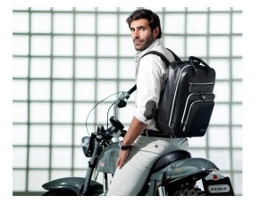 Executive backpack in ballistic nylon lifestyle