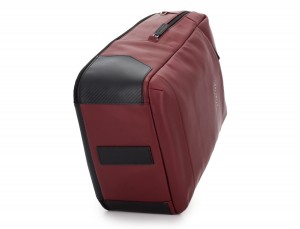 leather laptop backpack burgundy base
