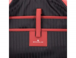 Cartella business grande in pelle red computer