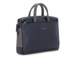 leather laptop bag blue dark side