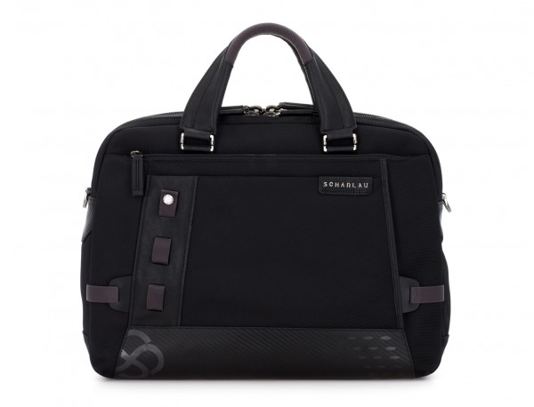 men laptop briefbag black front