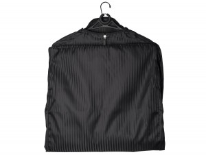 Garment bag in black front