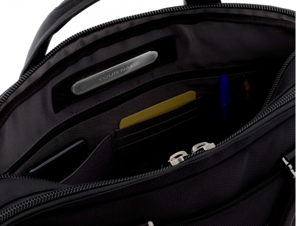 men laptop briefbag gray personalized