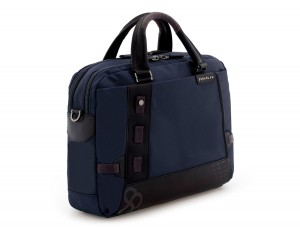 men laptop briefbag blue side