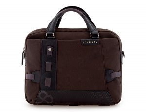 Cartella laptop marrone front