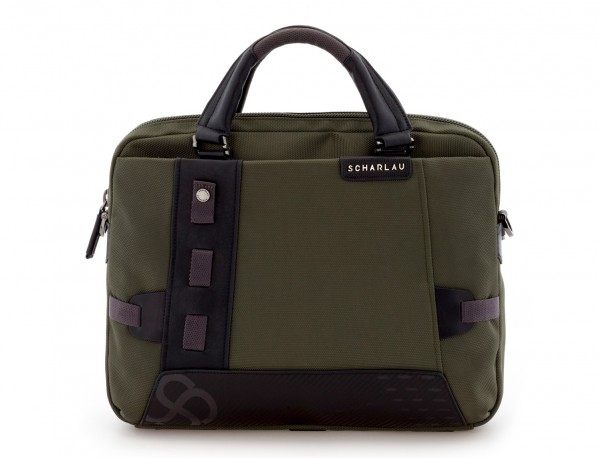 Cartella laptop verde front