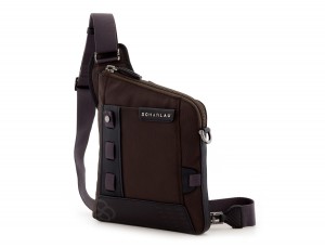 Borsello crossbody marrone side