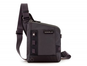 Borsello crossbody grigio frontal