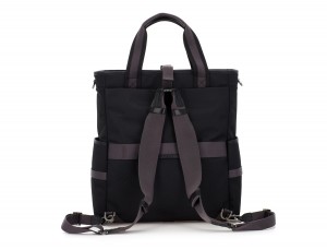 Bolso convertible en mochila negro asas