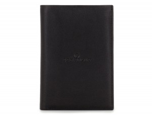 leather wallet for men black front