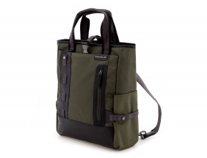laptop bag and backpack green side