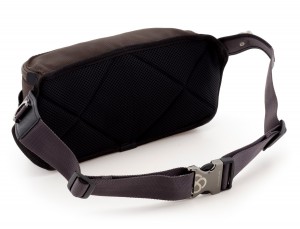 men waist bag brown back