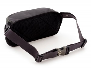 men waist bag gray back