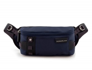 men waist bag blue front