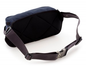 men waist bag blue back