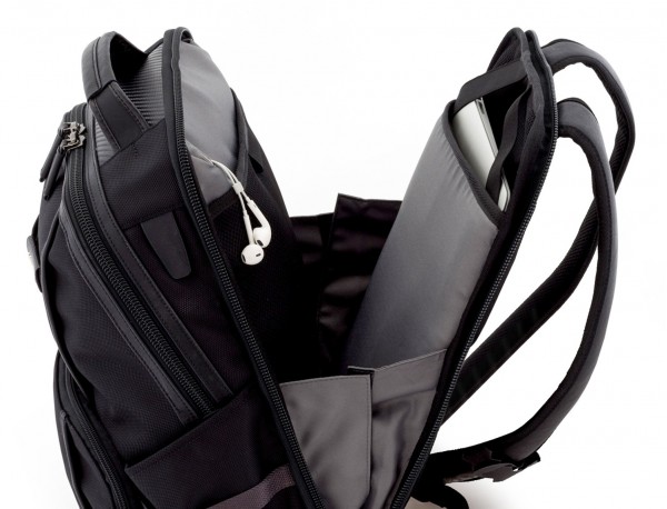 nylon backpack black laptop