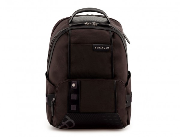 nylon backpack brown front