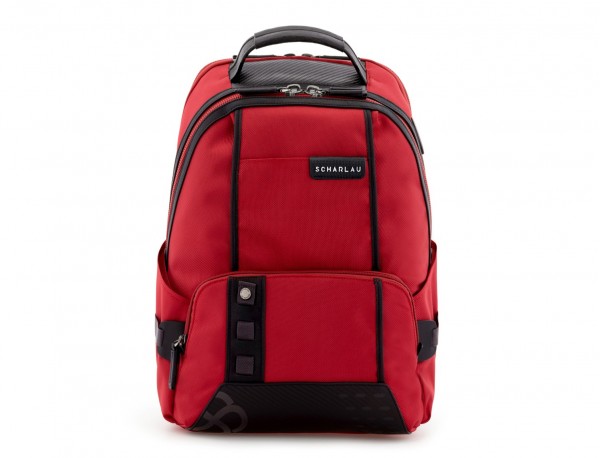nylon backpack red front