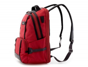 nylon backpack red side
