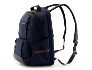 nylon backpack blue side