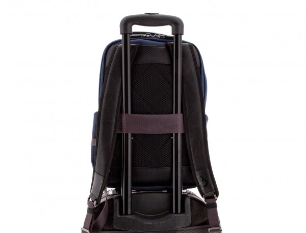 nylon backpack blue trolley