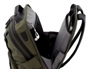 nylon backpack green laptop