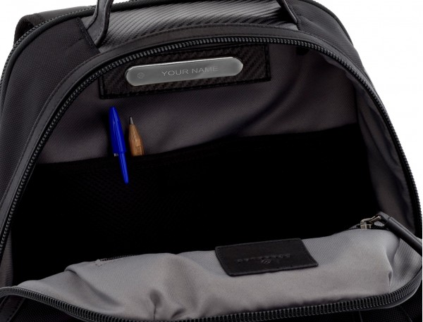 nylon backpack beige personalized