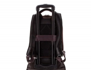 nylon zaino marrone trolley