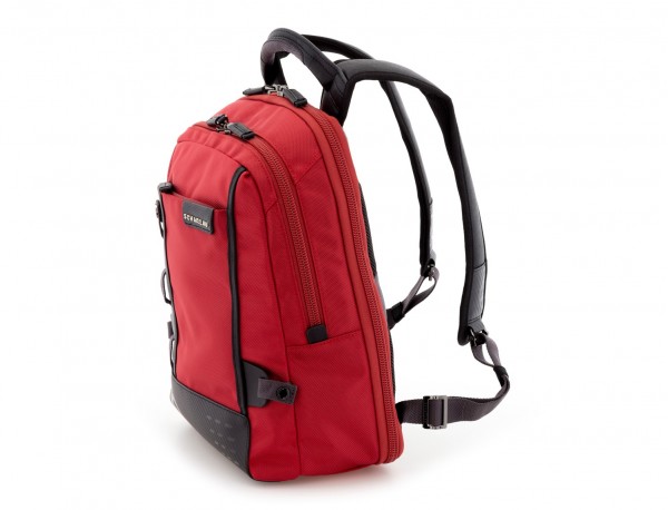 nylon backpack red side