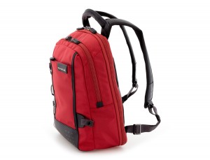 mochila para ordenador roja lado