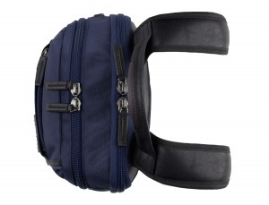 nylon backpack blue handle