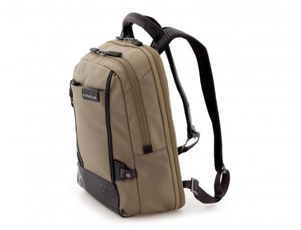 nylon backpack beige side