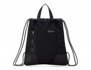 nylon backpack black front