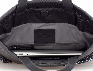 mochila gris laptop