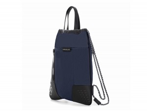 nylon backpack blue side
