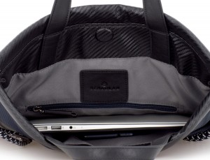 nylon zaino blu  laptop