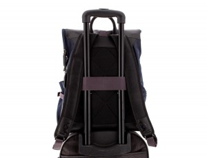 nylon backpack blue trolley