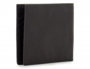 leather men wallet black side