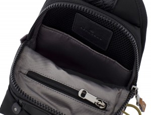 Mono slim bag in black open
