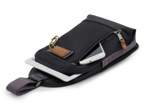 Mono slim bag in black with tablet