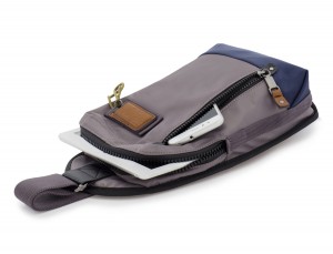 Mono slim bag in gray with tablet