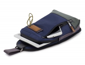 Mono slim bag in blue with tablet