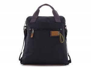 Bolso convertible en mochila en poliéster negro