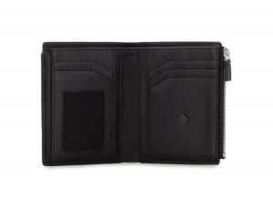 leather wallet in black detail