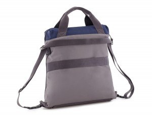 Bag convertible into backpack in gray  side