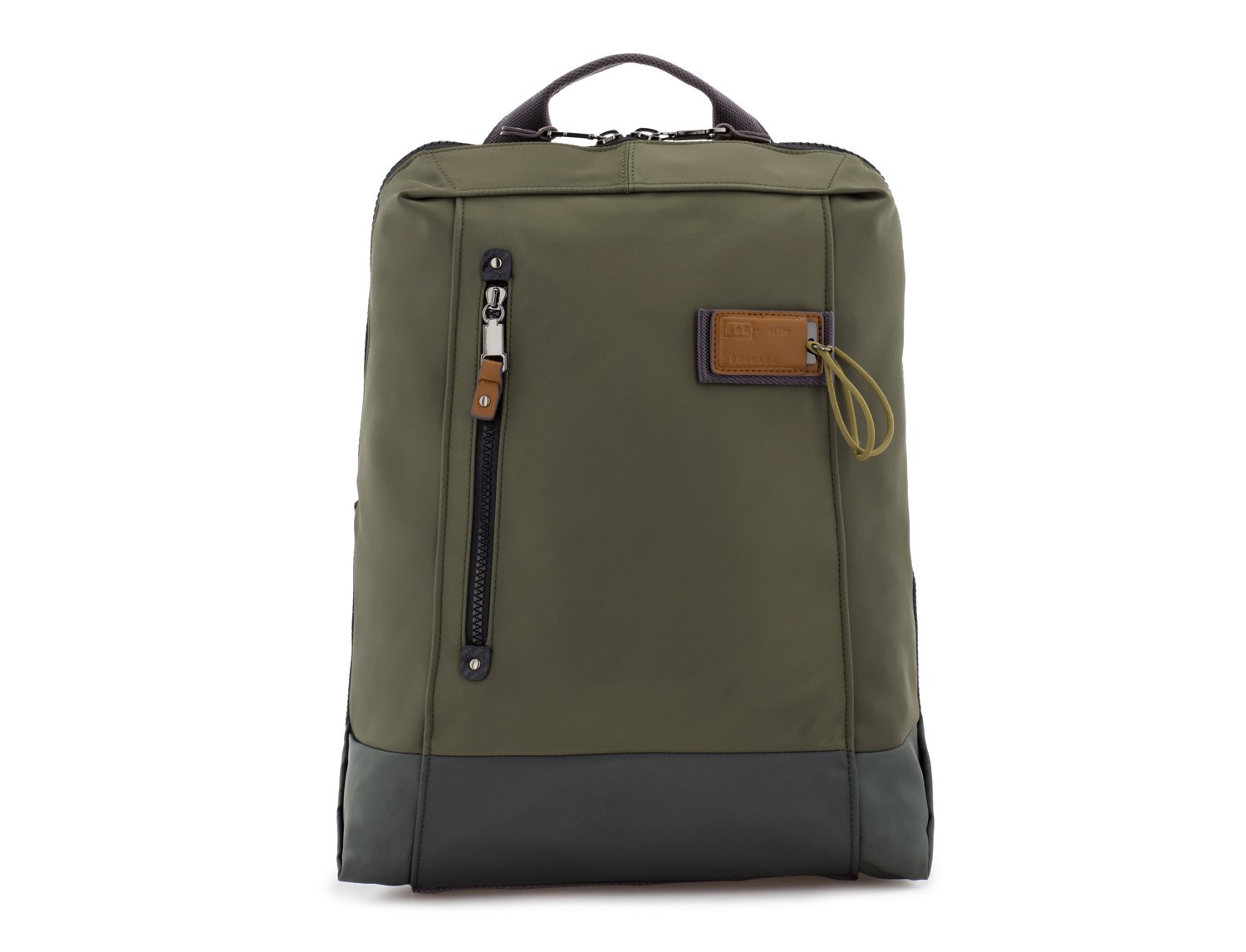 backpack in green front